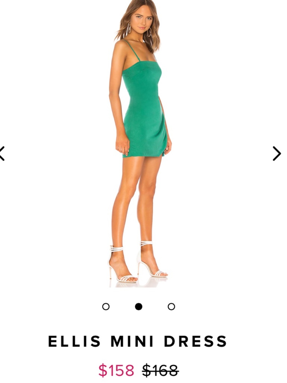 Lovers + Friends Ellis Mini Dress In Lucky Charm Green